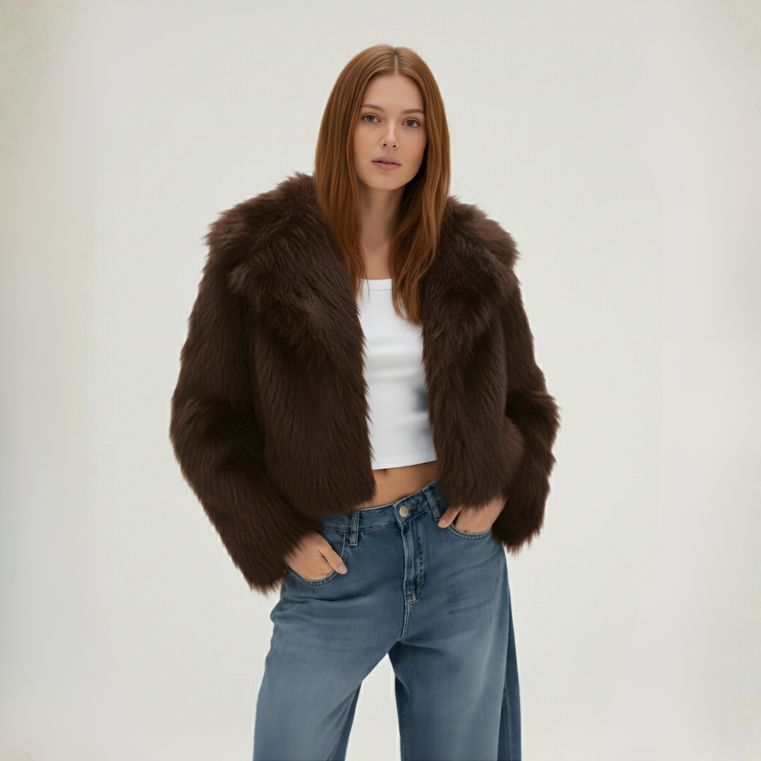 Cozélle Faux Fur Jacket