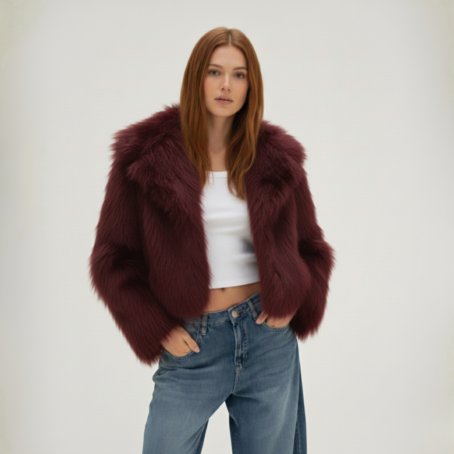 Cozélle Faux Fur Jacket