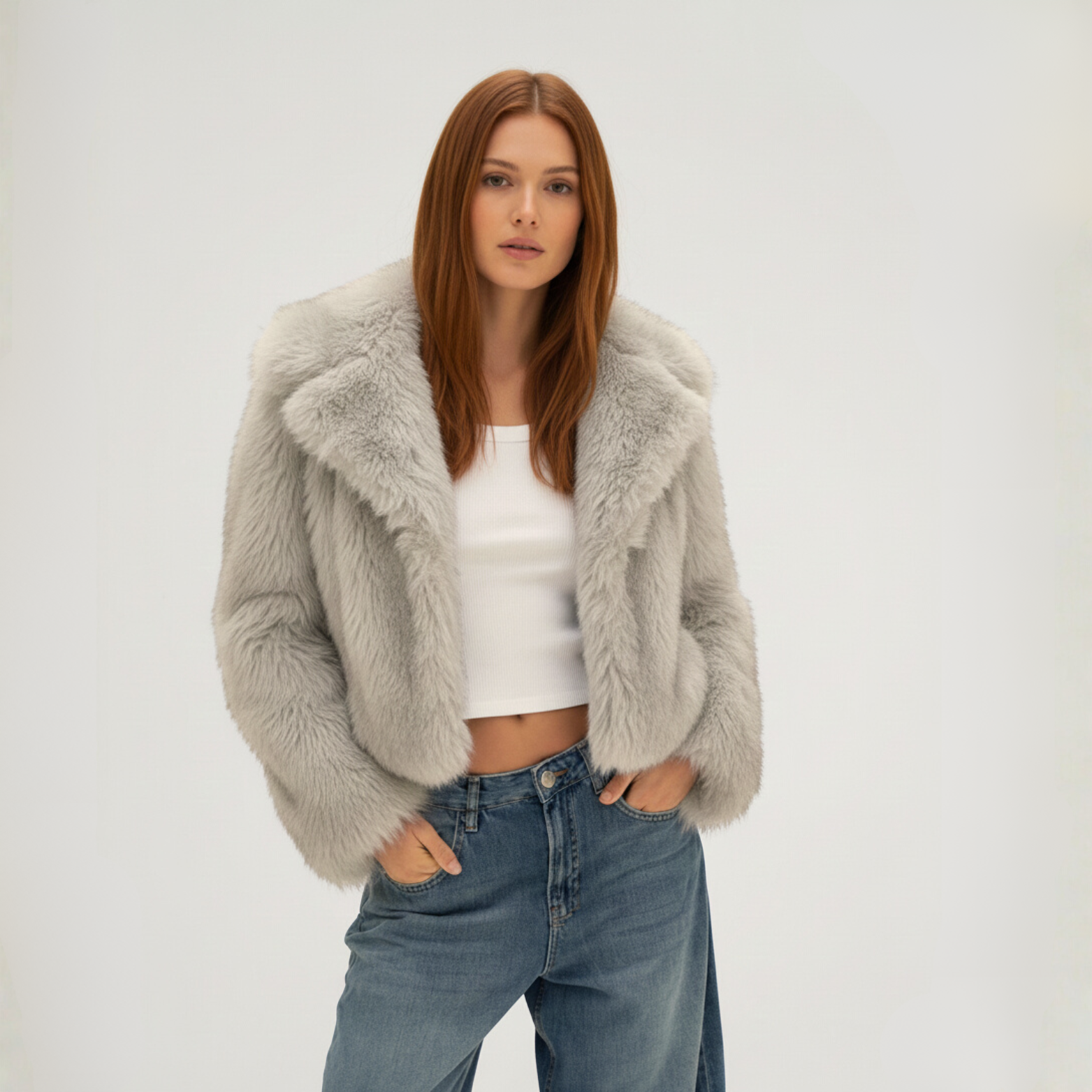 Cozélle Faux Fur Jacket